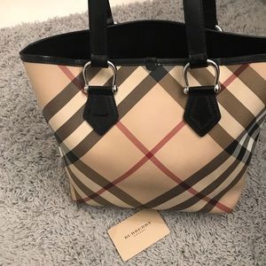 Authentic Burberry small Nova Check tote